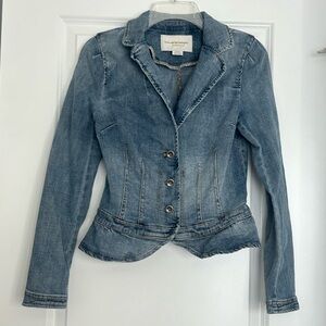 Anthropologie Pilcro blue denim jacket
